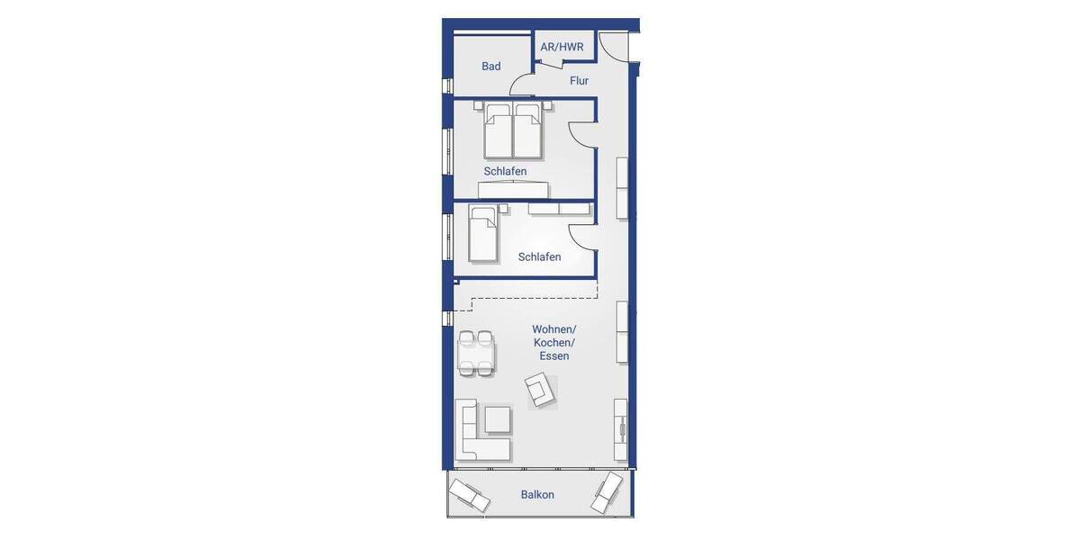ERSTKLASSIG UND EINZIGARTIG 3-Raum-Wohnung mit Südbalkon, Weitblick & PKW-Stellplatz 3 zimmer
