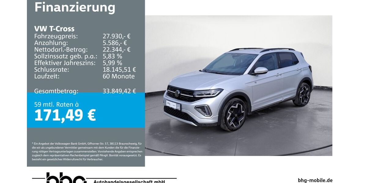 VW T-Cross 22.876 km 27.260 &euro; Durmersheim 76448