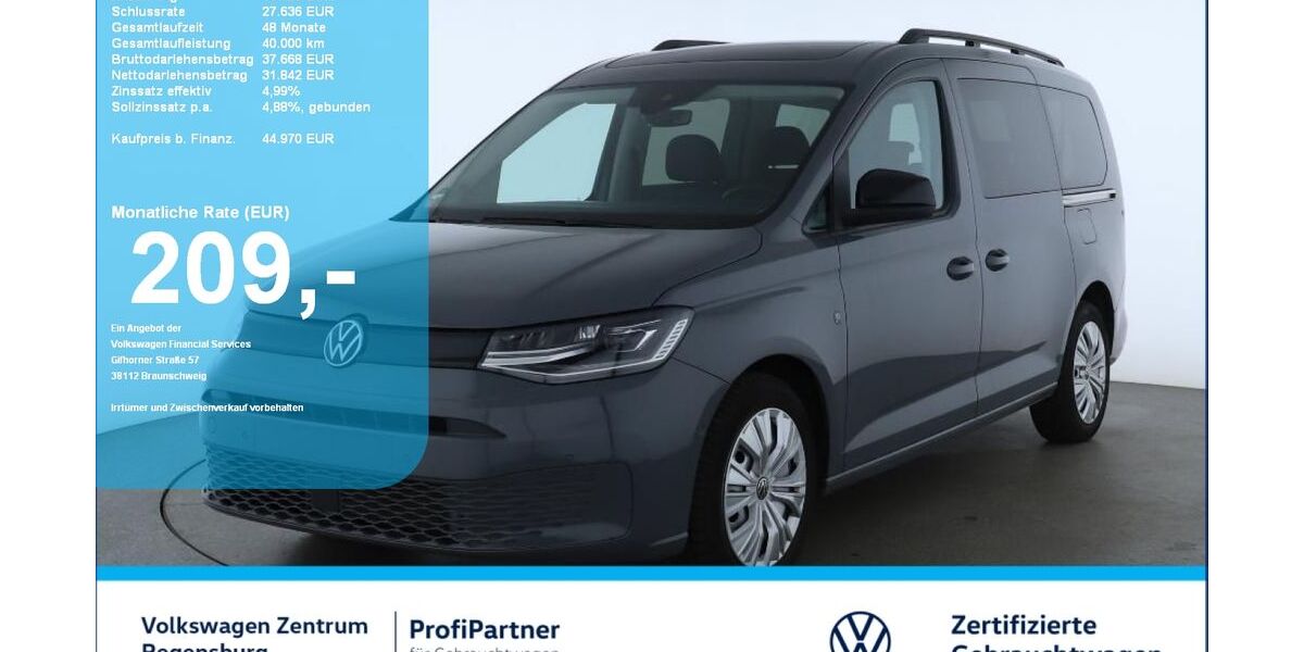 VW Caddy Maxi 11.100 km 44.970 &euro; Regensburg 93053