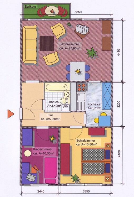 ++ individuelle Gestaltungsmöglichkeiten - 3-Raum Eigentumswohnung mit Balkon ++