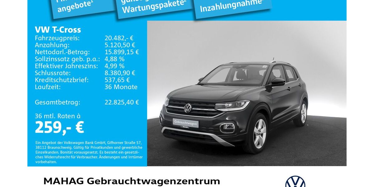 VW T-Cross 41.891 km 20.482 &euro; München 80935