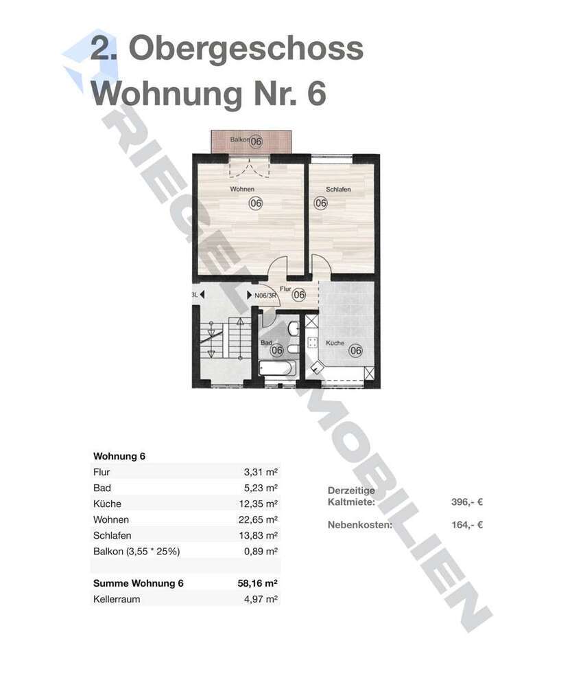Wohnung zum Kaufen in Mannheim Neckarau 250.000 € 58.16 m²