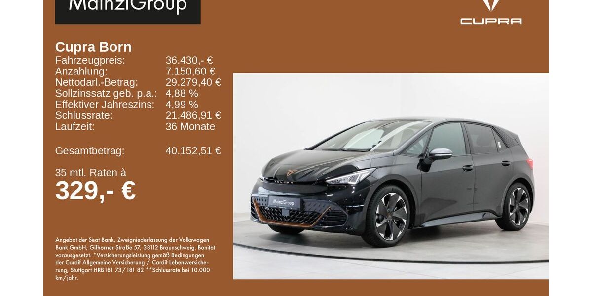 Cupra Born 8.270 km 36.430 &euro; Feldkirchen/Westerham 83620