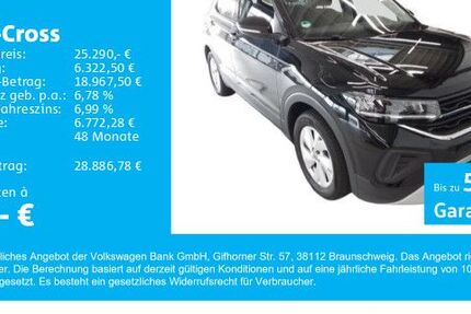 VW T-Cross 8.800 km 25.290 € Gersthofen 86368