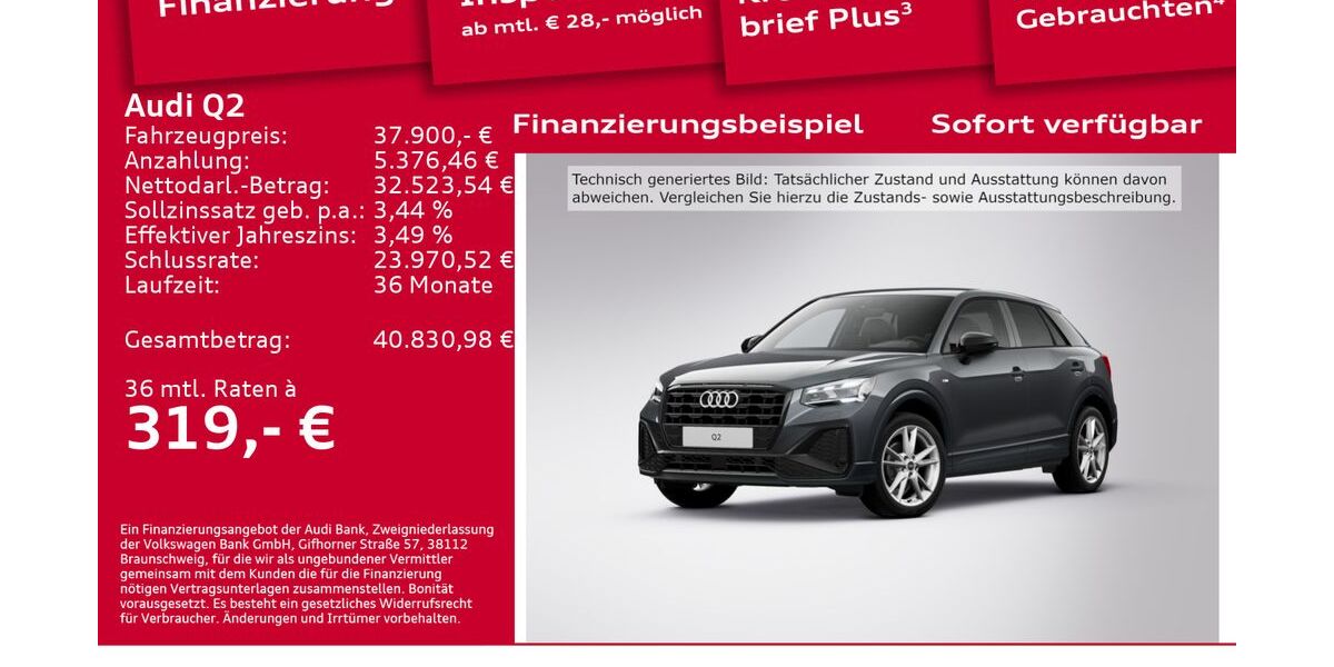 Audi Q2 8.480 km 37.900 &euro; Berlin 10587
