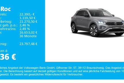 VW T-Roc 19.881 km 22.190 &euro; Gersthofen 86368