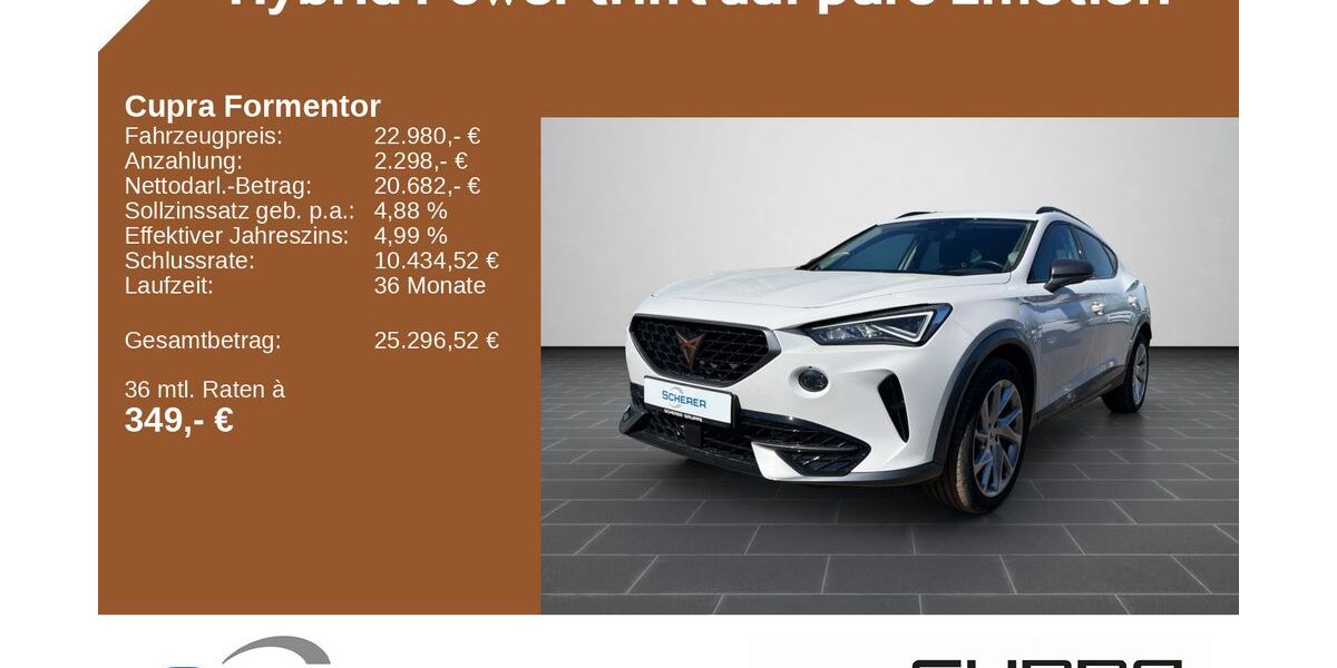 Cupra Formentor 35.723 km 22.980 &euro; Mayen 56727