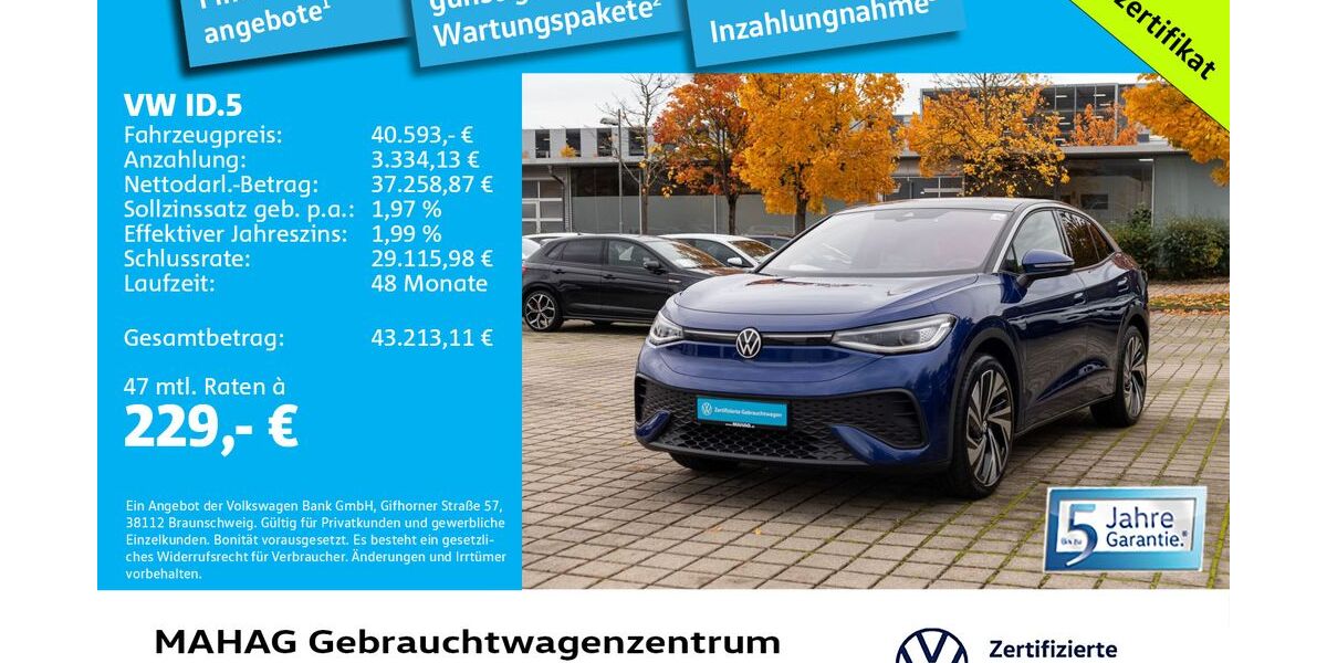 VW ID.5 2.974 km 39.884 € München 80935