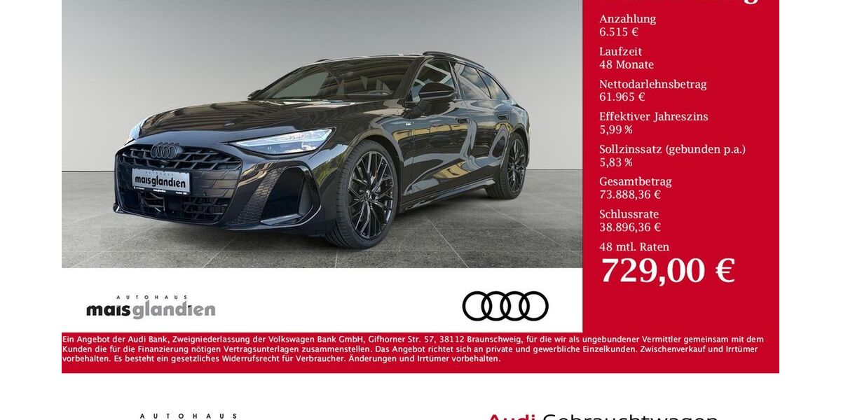 Audi A6 8.500 km 68.480 &euro; Pronsfeld 54597