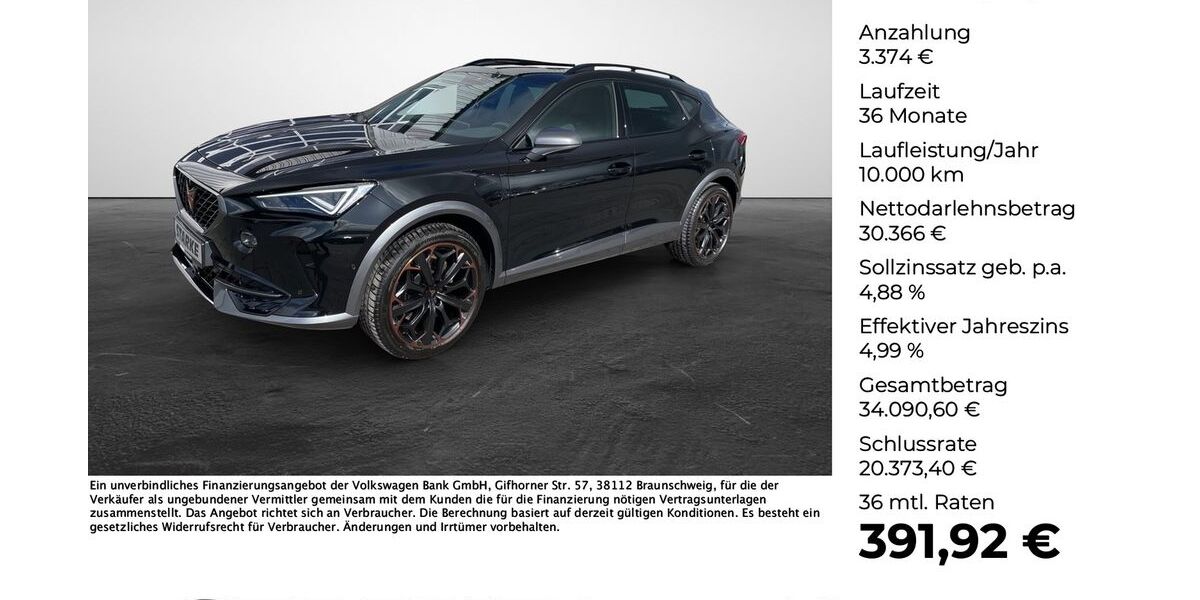 Cupra Formentor 22.902 km 33.340 &euro; Vechta 49377
