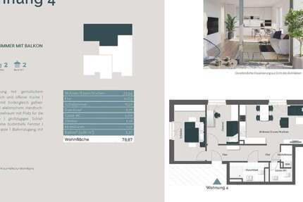Wohnung Bad Säckingen - 3 Zimmer, 80 m&sup2;, 435.500&euro; | Angebot:26373658