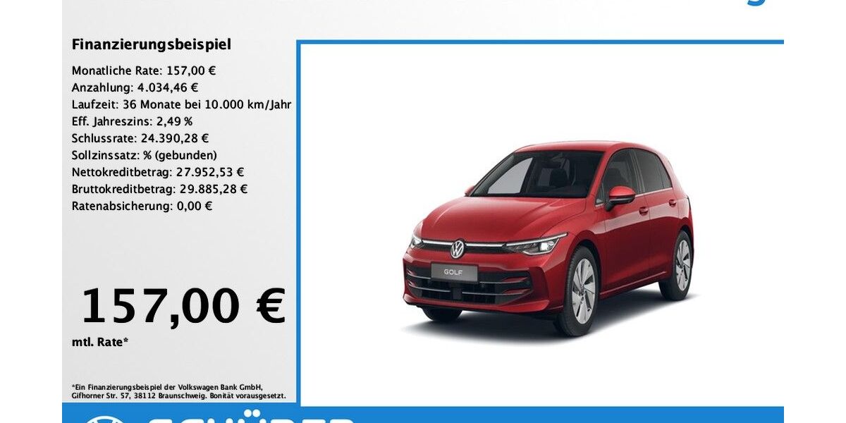 VW Golf 1.904 km 31.987 &euro; Dießen am Ammersee 86911