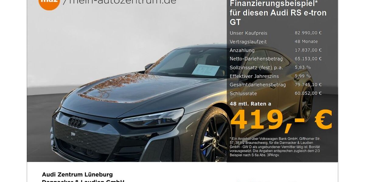 Audi e-tron GT 21.951 km 82.990 &euro; Lüneburg 21337