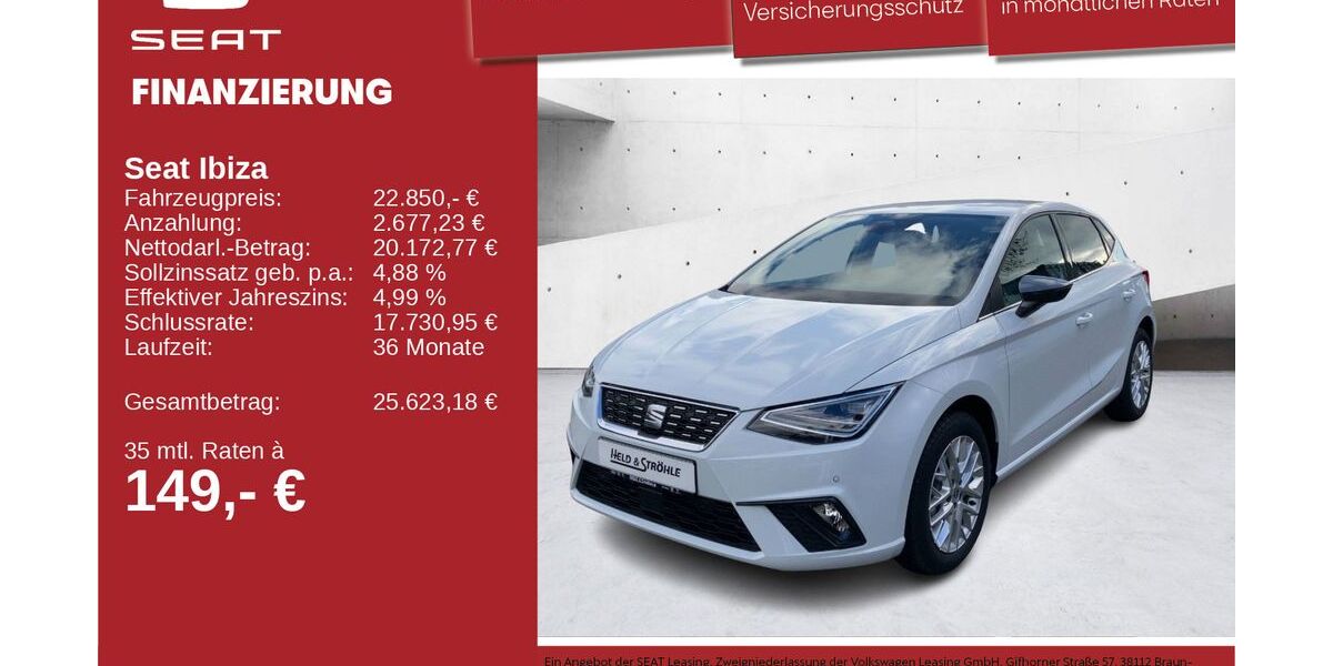 Seat Ibiza 4.001 km 19.850 &euro; Neu-Ulm 89231