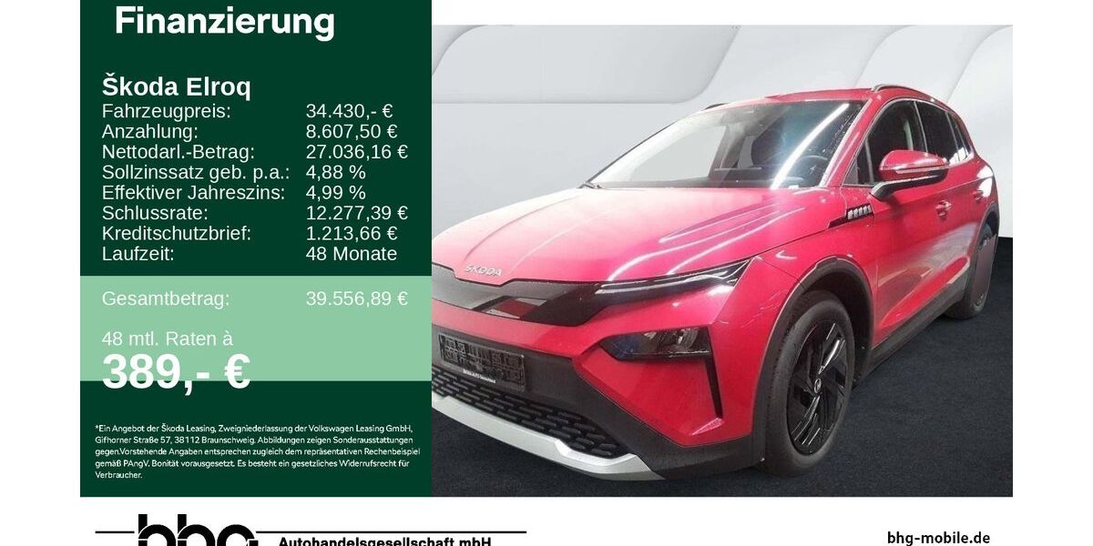 Skoda Elroq 15.397 km 34.430 &euro; Albstadt 72458