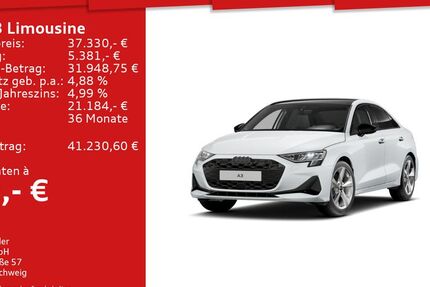 Audi A3 8.900 km 37.330 € Mosbach 74821