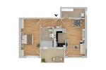 Erdgeschoßwohnung Großmehring - 2 Zimmer, 65 m&sup2;, 880&euro; | Angebot:26533451