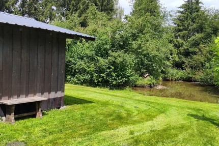 Naturgrundstück mit Weiher, Wald-/Freizeitgrundstück in ruhiger Lage - Grundstück Jettingen-Scheppach | Angebot:25803980