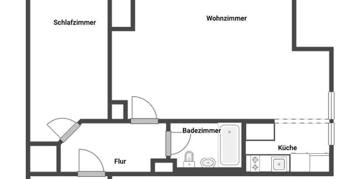 Etagenwohnung Friedrichsdorf - 2 Zimmer, 46 m&sup2;, 184.000&euro; | Angebot:25644961