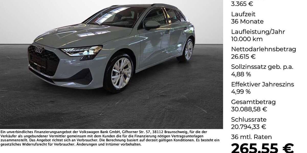 Audi A3 3.264 km 29.980 &euro; Ibbenbüren 49477