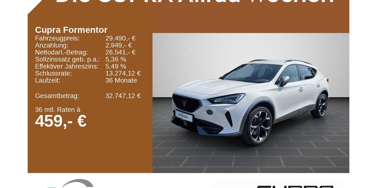 Cupra Formentor 40.969 km 29.490 &euro; Ludwigshafen 67063