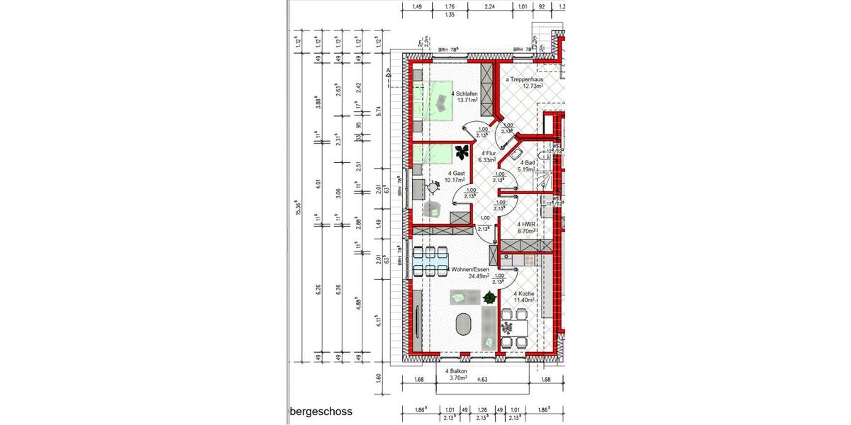 Etagenwohnung Twist - 3 Zimmer, 82 m&sup2;, 780&euro; | Angebot:25363775