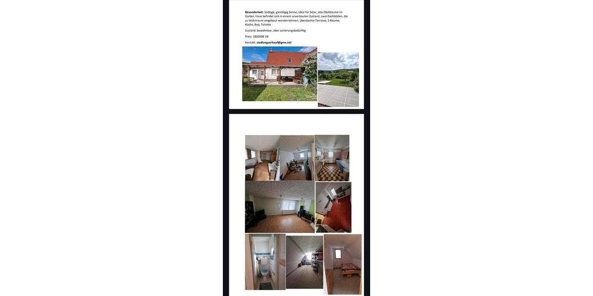 Einfamilienhaus Rudolstadt - 5 Zimmer, 110 m&sup2;, 180.000&euro; | Angebot:26889013