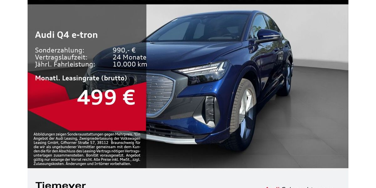 Audi Q4 e-tron 10.442 km 43.940 &euro; Gelsenkirchen 45894