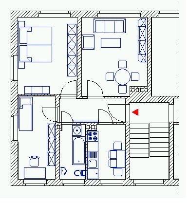 Etagenwohnung Drebach - 3 Zimmer, 64 m&sup2;, 330&euro; | Angebot:24704370