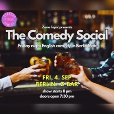 Friday Night Comedy at Z-Bar | English Comedy in Berlin 04.09.2026 Z-Bar