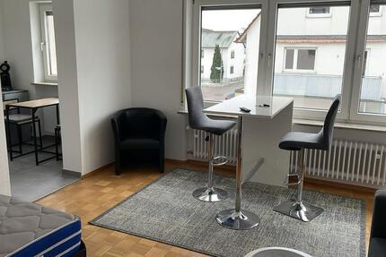 1-Zimmer OG- Appartement möbliert 32,5 qm Neu-Ulm Burlafingen 1 zimmer