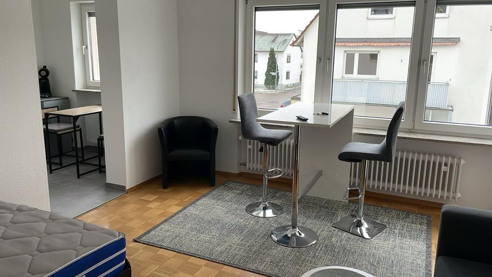 1-Zimmer OG- Appartement möbliert 32,5 qm Neu-Ulm Burlafingen 1 zimmer