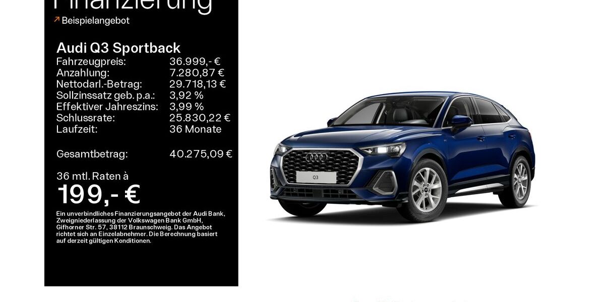 Audi Q3 2.000 km 36.999 &euro; Linsengericht 63589