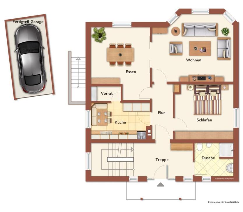 Einfamilienhaus mit Garten und Garage in familienfreundlicher Wohnlage Arnsberg-Bruchhausen zimmer