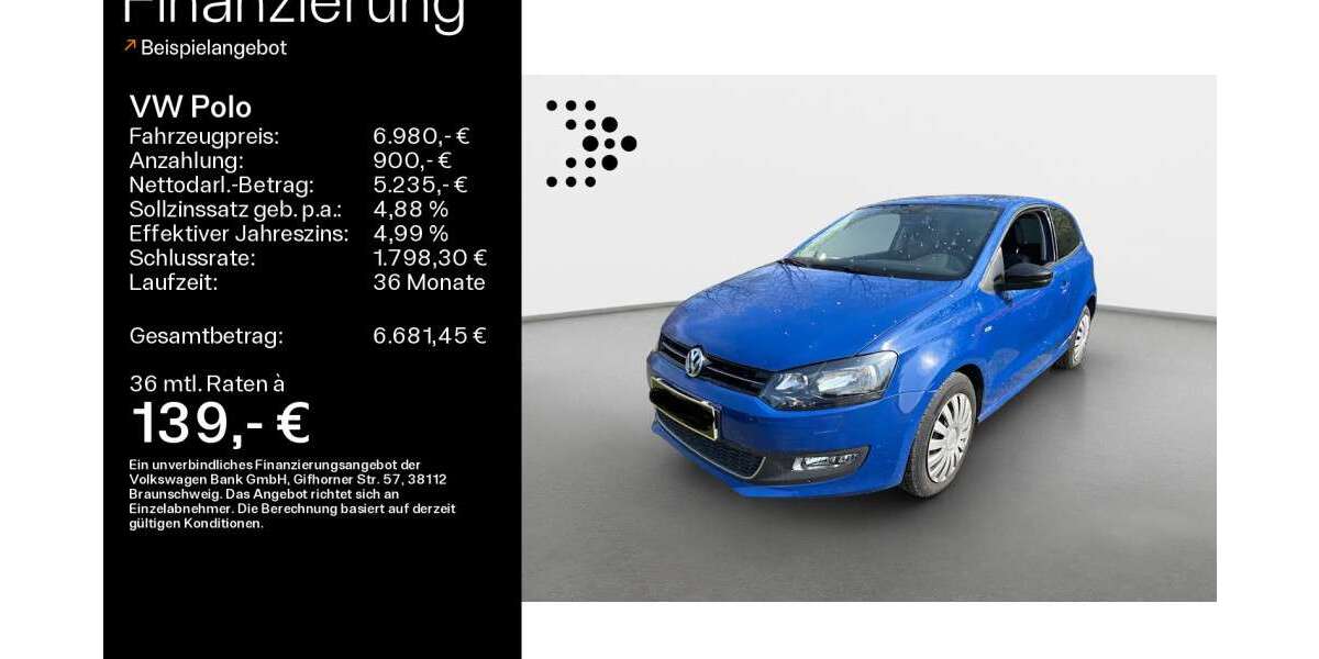 VW Polo 106.200 km 6.980 &euro; Haßfurt 97437