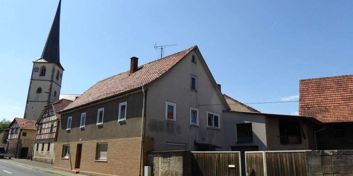 Einfamilienhaus Oberstreu-Mittelstreu Mittelstreu - 9 Zimmer, 200 m&sup2;, 99.900&euro; | Angebot:25727765