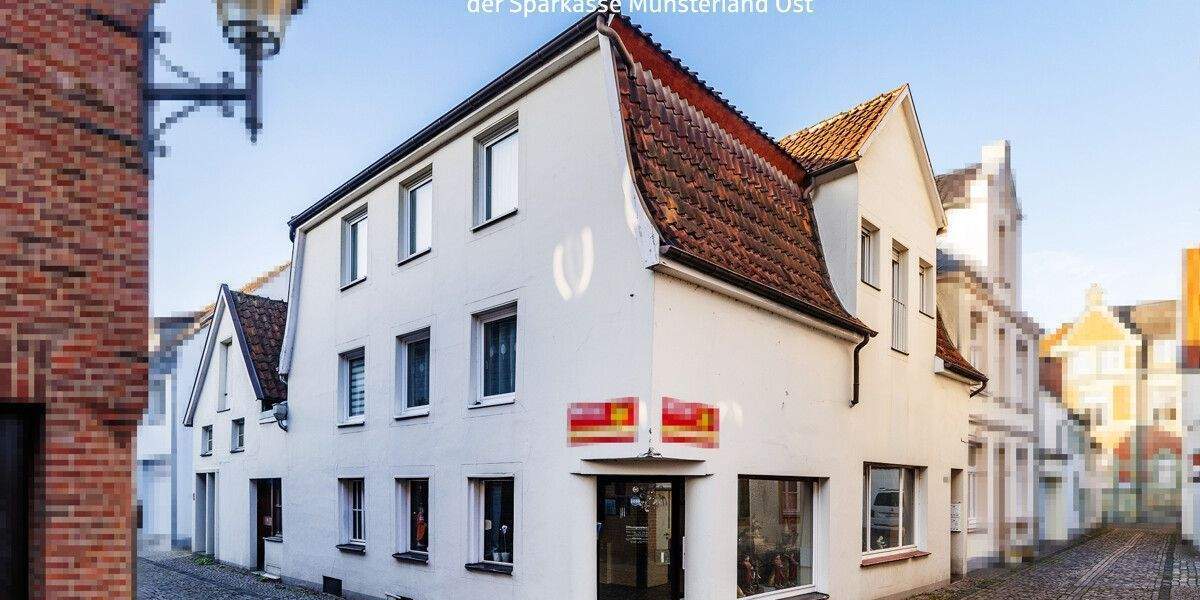 Wohn- und Geschäftshaus in Innenstadtlage von Warendorf! 5 zimmer
