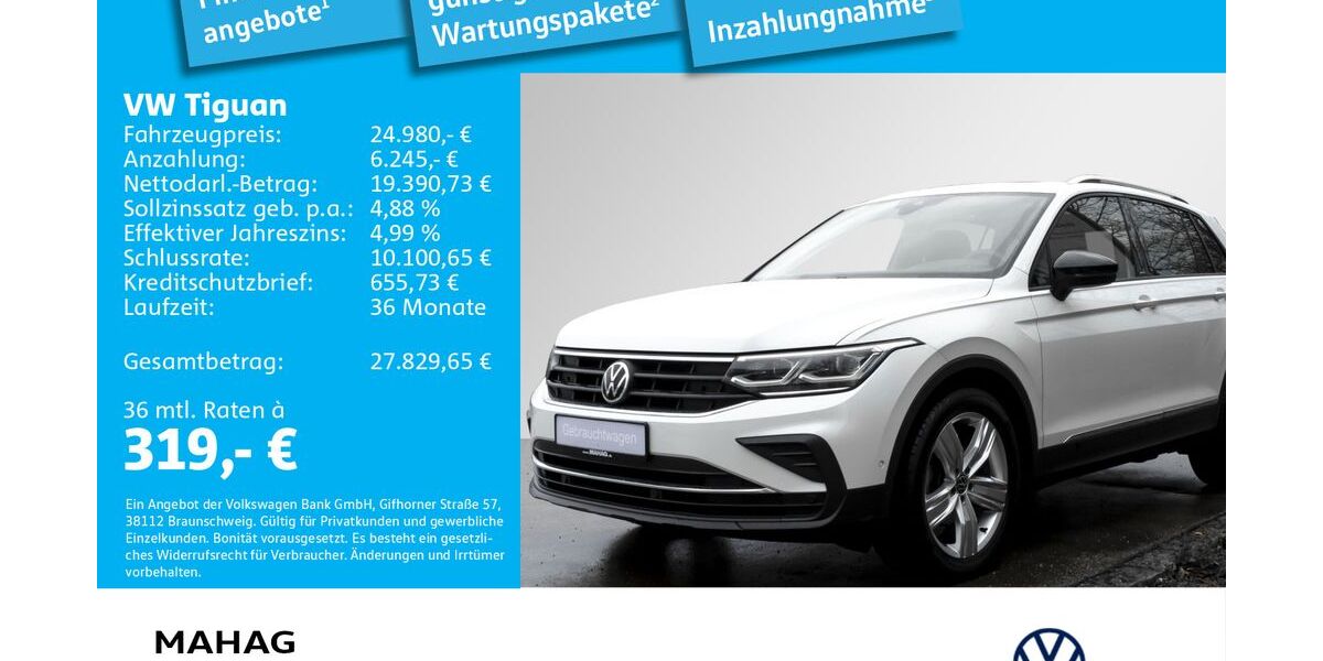 VW Tiguan 82.099 km 24.980 &euro; Dachau 85221