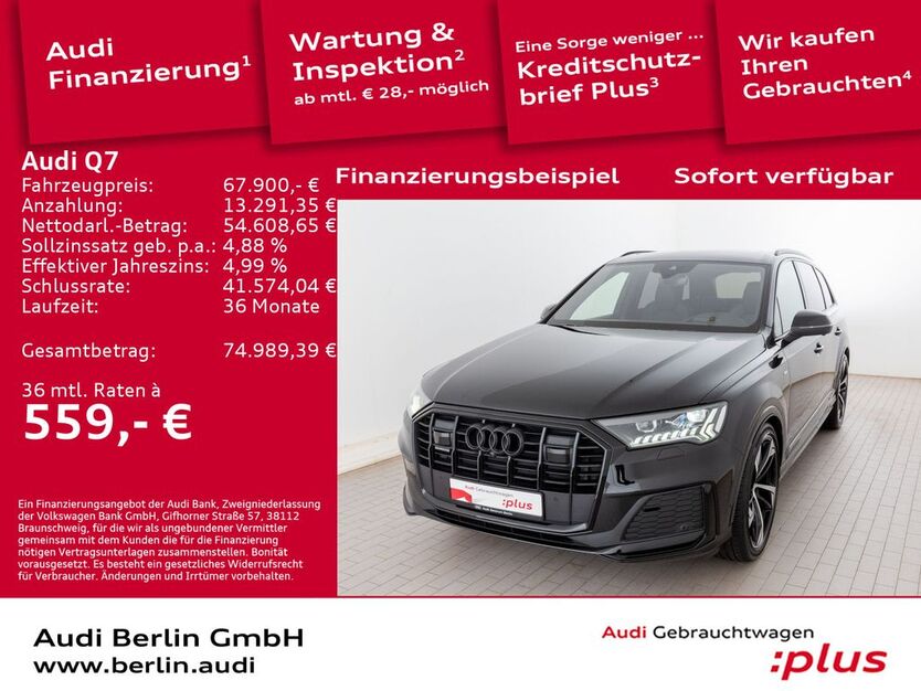 Audi Q7 52.300 km 67.900 € Berlin 12489