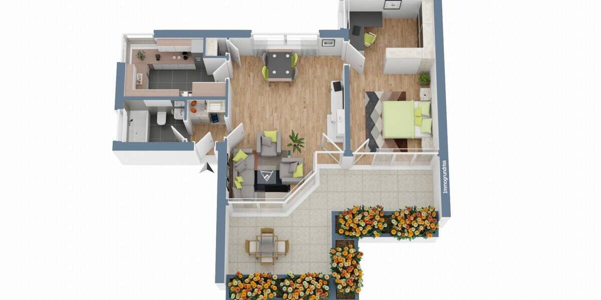 Etagenwohnung Amberg - 2 Zimmer, 66 m&sup2;, 179.000&euro; | Angebot:26695701