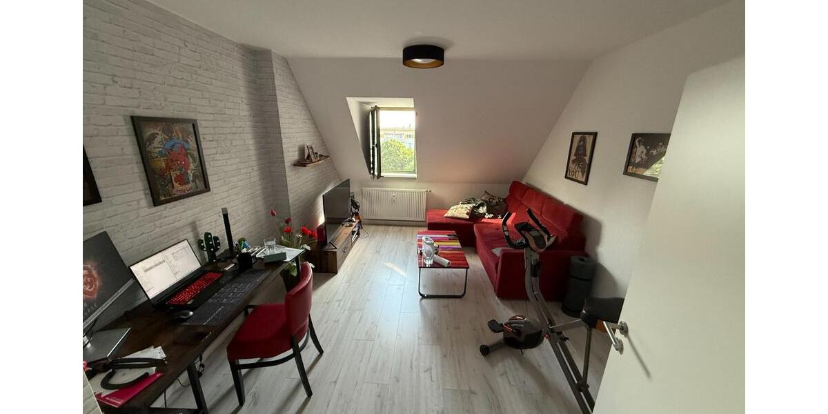 Dachgeschoßwohnung Leipzig Ost - 2 Zimmer, 56 m&sup2;, 165.000&euro; | Angebot:25087777