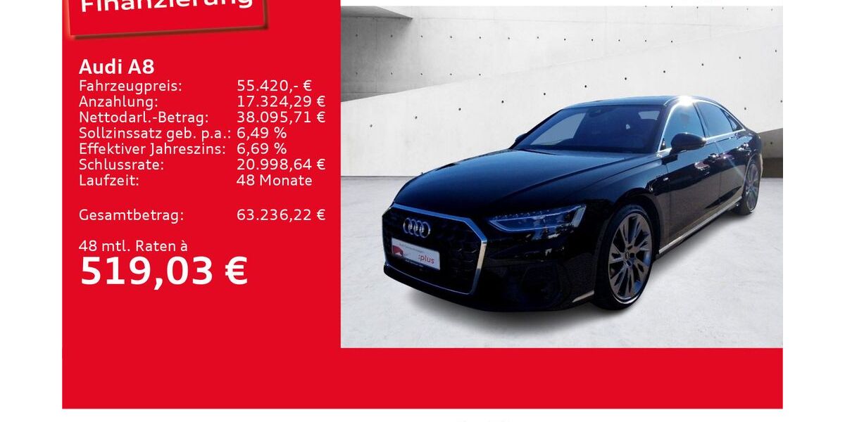 Audi A8 67.283 km 55.420 &euro; Ulm 89073
