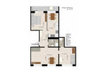 Etagenwohnung Dessau-Roßlau Innenstadt - 3 Zimmer, 70 m&sup2;, 495&euro; | Angebot:26766608