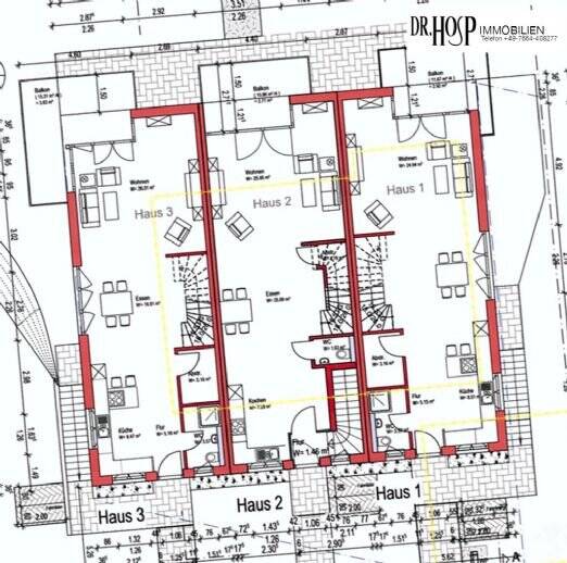 Terrassenwohnung Müllheim - 1 Zimmer, 50 m&sup2;, 269.000&euro; | Angebot:25691619