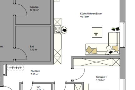 Wohnung Friedrichshafen - 3 Zimmer, 96 m&sup2;, 646.100&euro; | Angebot:27126260
