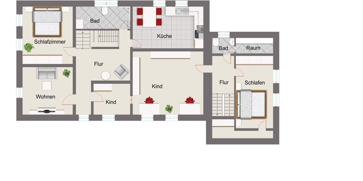 Ideal für die große Familie - Zweifamilienhaus Harsum Machtsum | Angebot:27338850