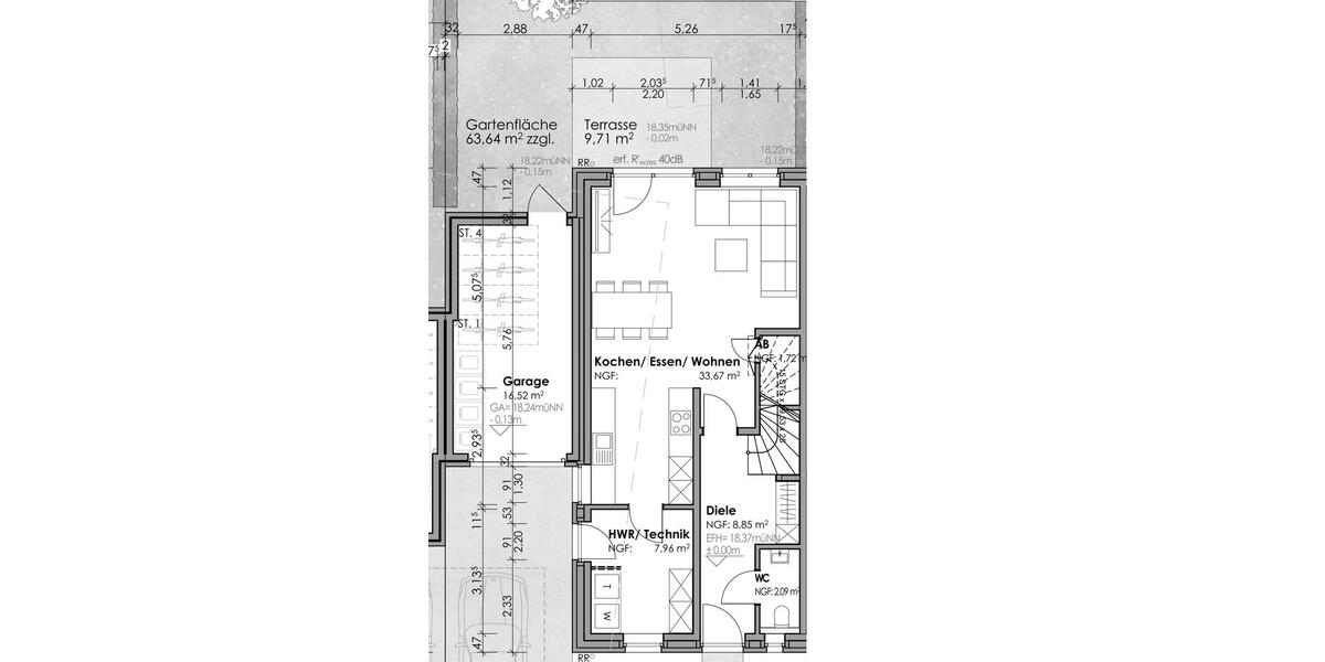 Doppelhaushälfte Bocholt Feldmark - 5 Zimmer, 123 m&sup2;, 1.400&euro; | Angebot:26488137