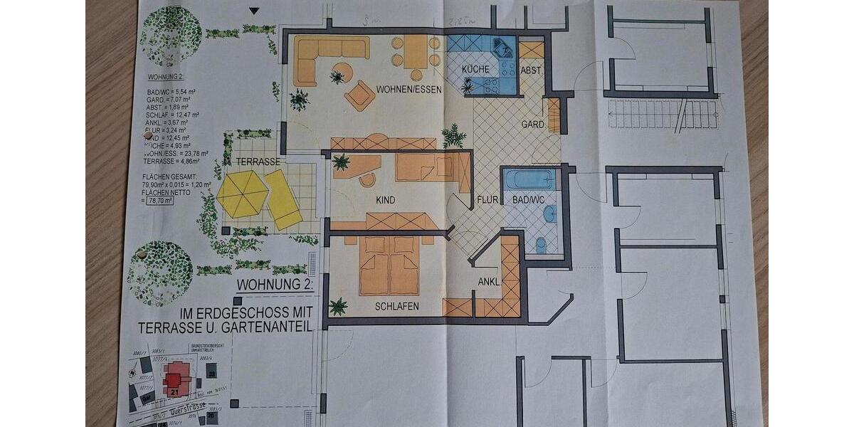 Erdgeschoßwohnung Herrenberg - 3.5 Zimmer, 79 m&sup2;, 349.000&euro; | Angebot:26844884