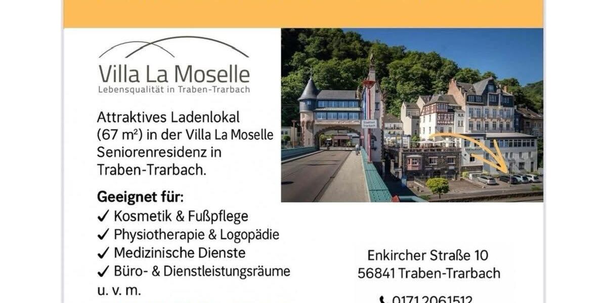 Attraktive Ladenlokal in Traben-Trarbach zu vermieten zimmer