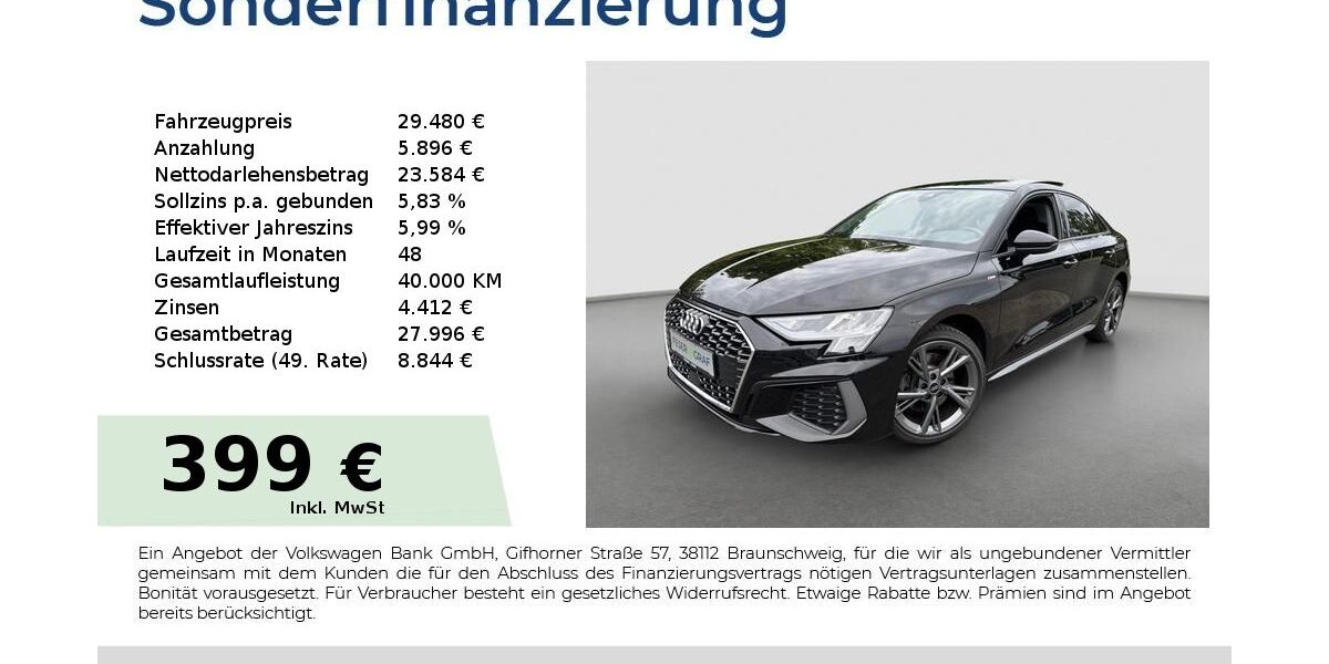 Audi A3 55.190 km 29.480 &euro; Cadolzburg 90556